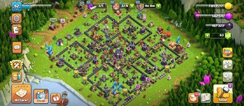 Clash of Clans hesabı – TH10 səviyyəsinə yaxın, inkişaf etmiş kənd və — Bakı