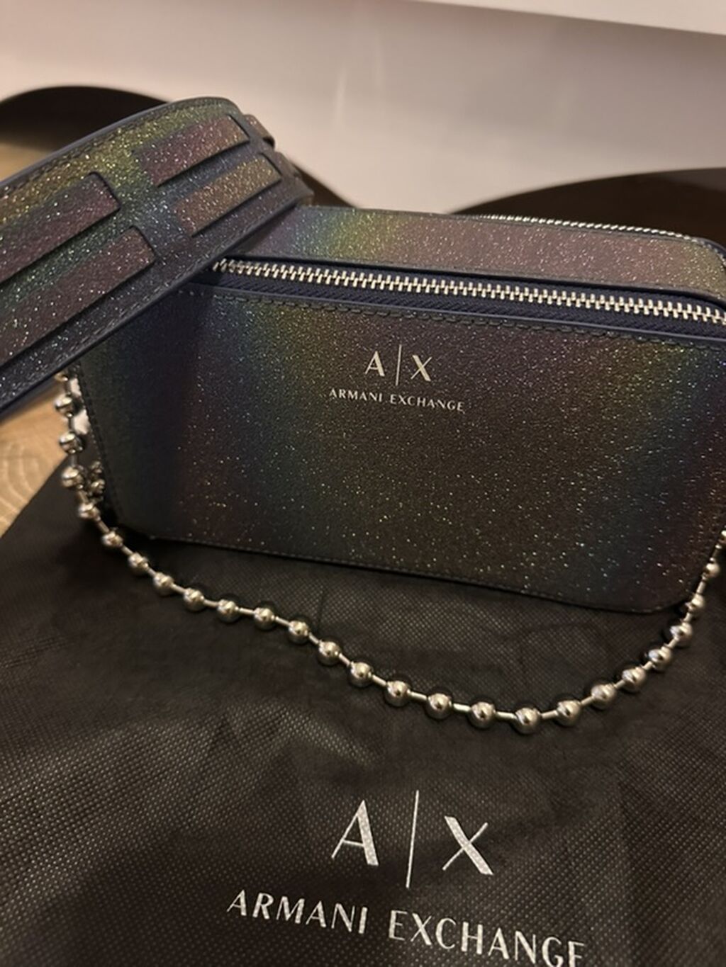 Armani Exchange (A|X) çanta dəsti - Model: A|X crossbody/omuz çantası — Çantalar, çamadanlar, cüzdanlar, Xırdalan (3)