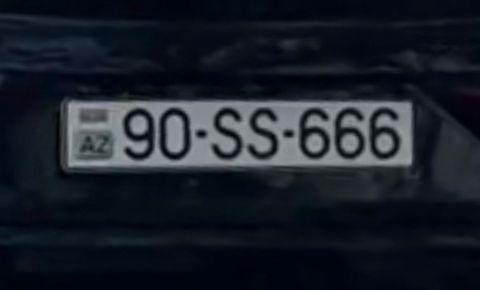 Avtomobil qeydiyyat nişanı - 90-SS-666 — Bakı