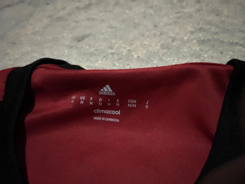 Futbolka, Adidas, M, rəng - Qırmızı — Futbolka və polo, Bakı (3)