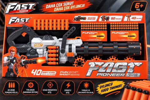 Fast Pioneer avtomatik yumşaq gülləli blaster — Bakı