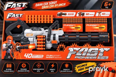 Fast Pioneer avtomatik yumşaq gülləli blaster — Bakı