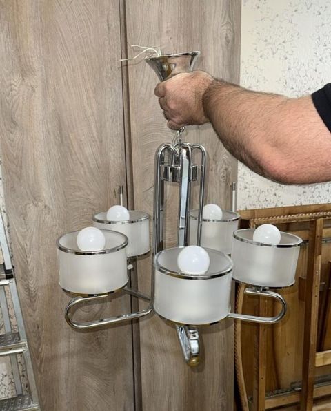 Çılçıraq, 5 lampa, Metal — Sumqayıt