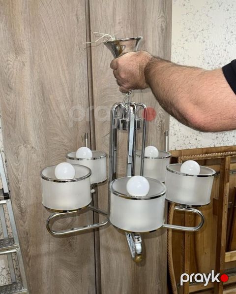 Çılçıraq, 5 lampa, Metal — Sumqayıt