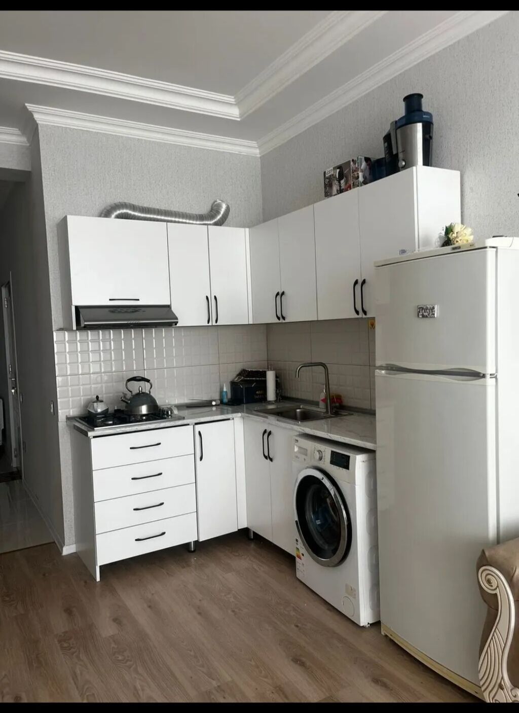 Kirayə üçün tam mebel və texnika ilə təmin olunmuş 2 otaqlı mənzil — Mənzil, Sumqayıt (4)