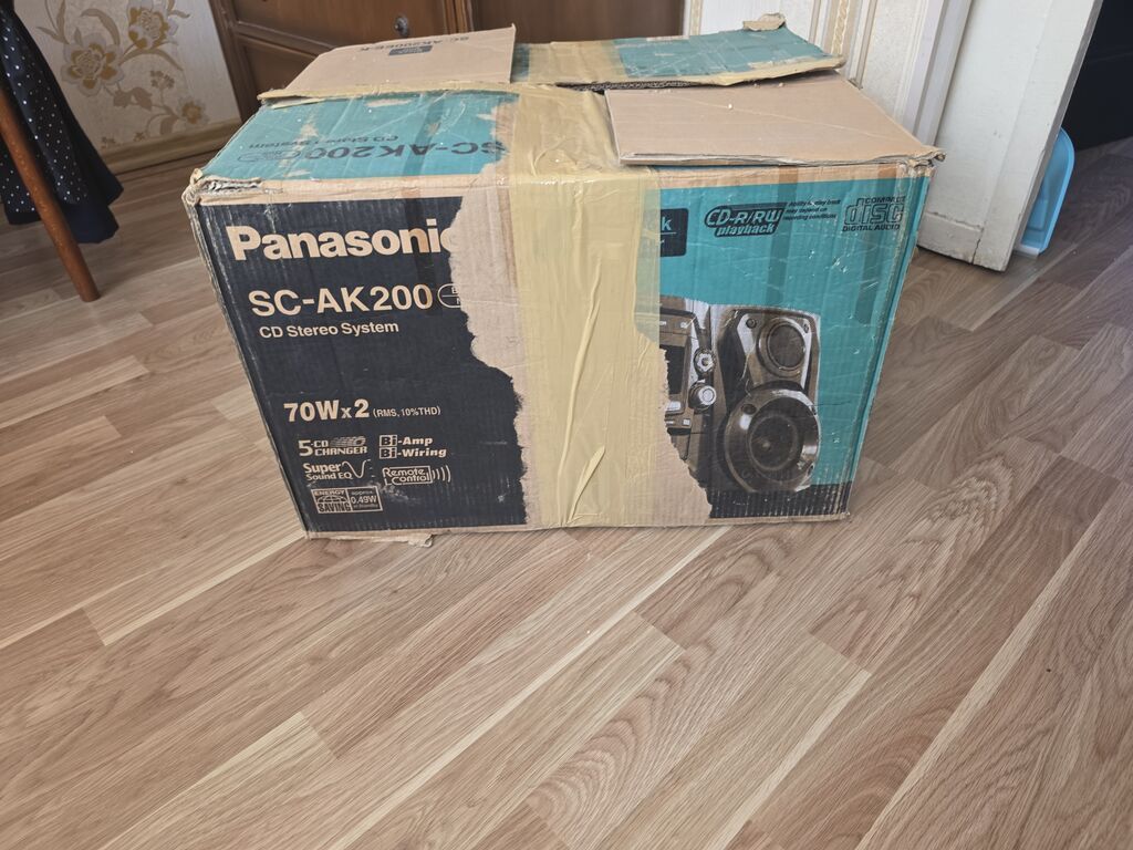 Panasonic SC-AK200 CD Stereo System Xüsusiyyətlər: - Güc: 70 W x 2 — Akustik sistemlər, Bakı (2)