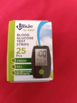 URight TD-4267 qan qlükoza test zolaqları – 25 ədəd - Qan şəkərinin — Pharmacy