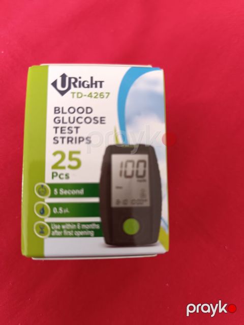 URight TD-4267 qan qlükoza test zolaqları – 25 ədəd - Qan şəkərinin — Sumqayıt