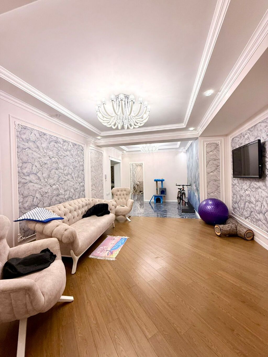 3 otaqlı, Yeni tikili, 206 kv. m — Mənzil, Bakı (3)