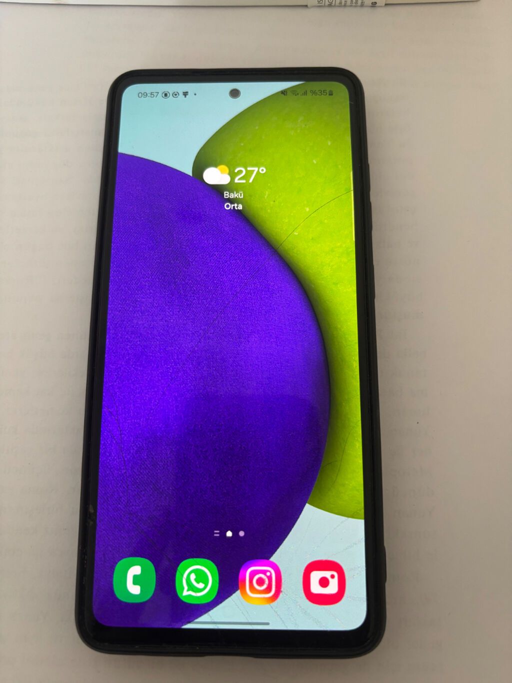 Samsung Galaxy A52, 128 GB, rəng - Qara, Sensor, Barmaq izi, İki sim kartlı — Samsung, Bakı (3)