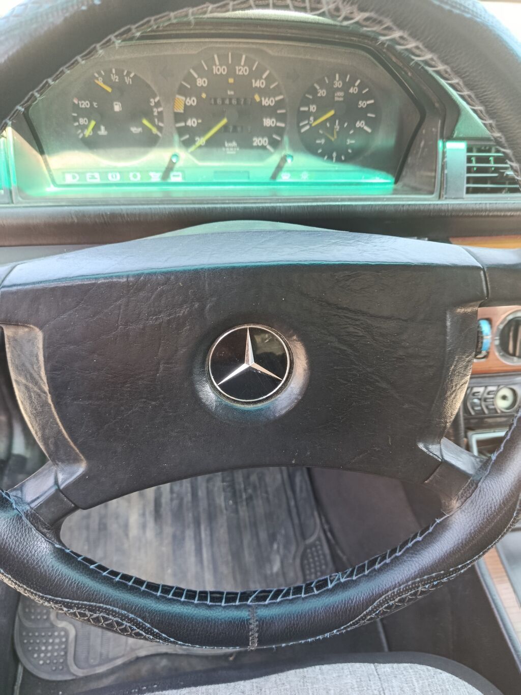 Mercedes-Benz sedan – W124 seriyası Dizel - Sükan: orijinal Mercedes — Avtomobillər, Mingəçevir (4)