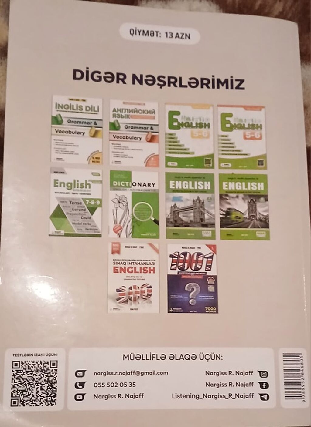 Məhsul: “English 250 – Buraxılış imtahanlarına hazılaşanlar üçün sınaq — Kitablar, Digah (2)