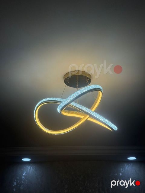 Led Çılçıraq, 3 lampa, Metal — Digah