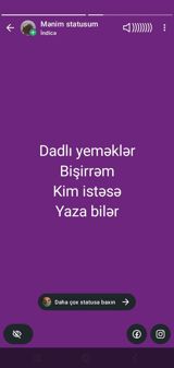 Xidmət: Ev şəraitində dadlı yeməklərin bişirilməsi Təsvir: - Günlük — Продукты питания