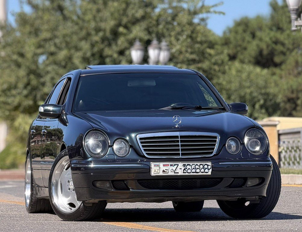 Mercedes E 320, 3.2 L, 2002 il, 278 000 km — Avtomobillər, Bakı (5)