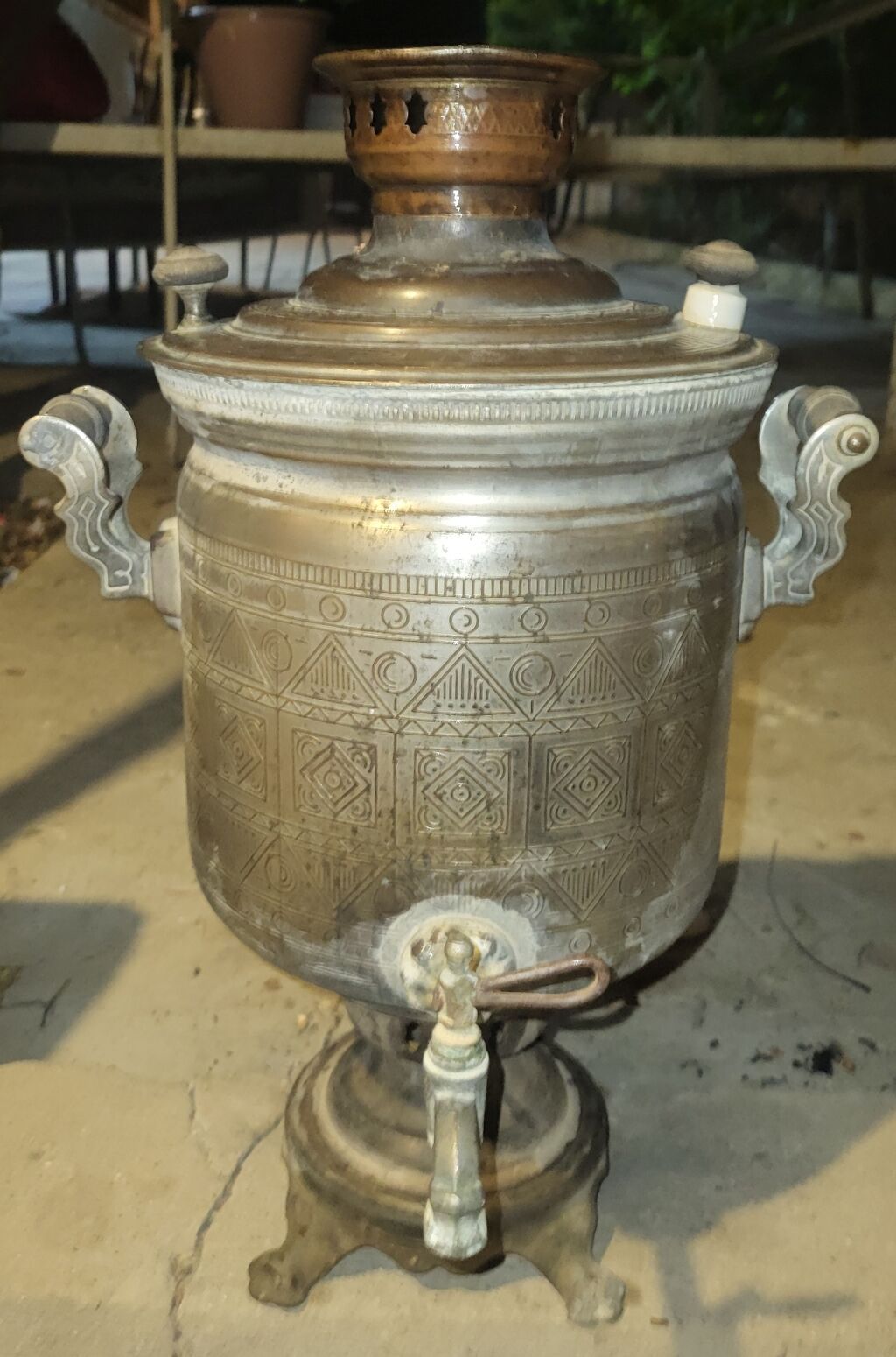 Qədim samovar, 1952 il, Mis, Vəziyyəti: Yaxşı — Digər, Bakı (2)