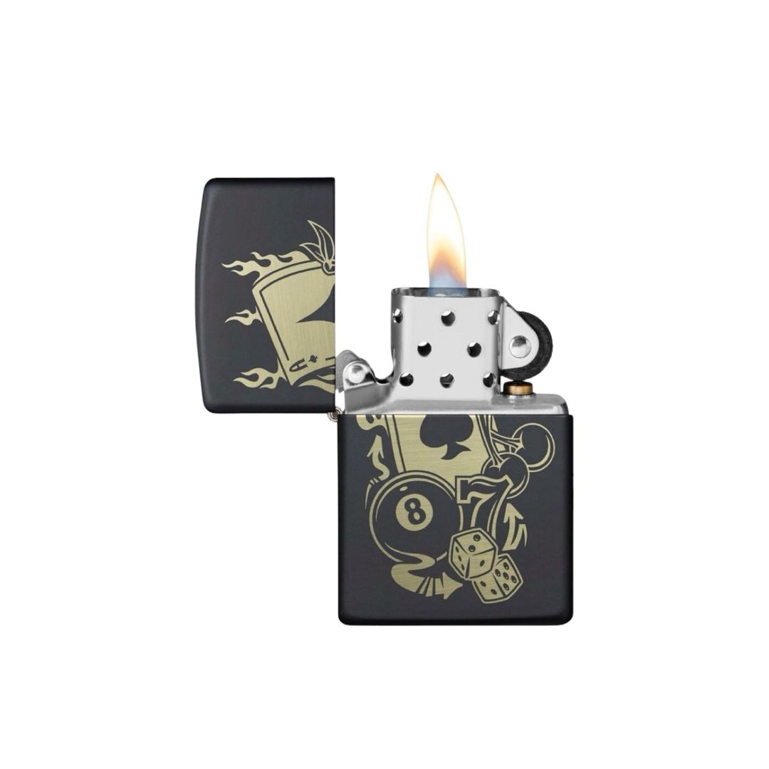 Alışqan "Zippo Gambling Design Black Matte" — Şəxsi əşyalar, Bakı (2)