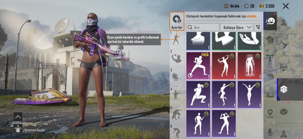 Pubg Mobile hesabı – zəngin skin və rütbə tarixi - UID: 51953990144 — Şəxsi əşyalar, Masazır (7)