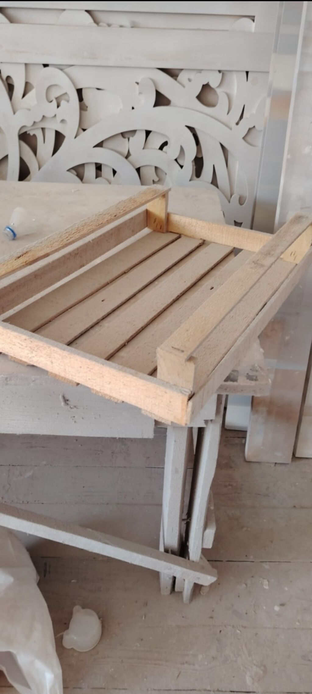 Taxta meyvə-tərəvəz səbəti/tray - Material: təbii taxta, şalban — Süfrə qabı, Bakı (2)