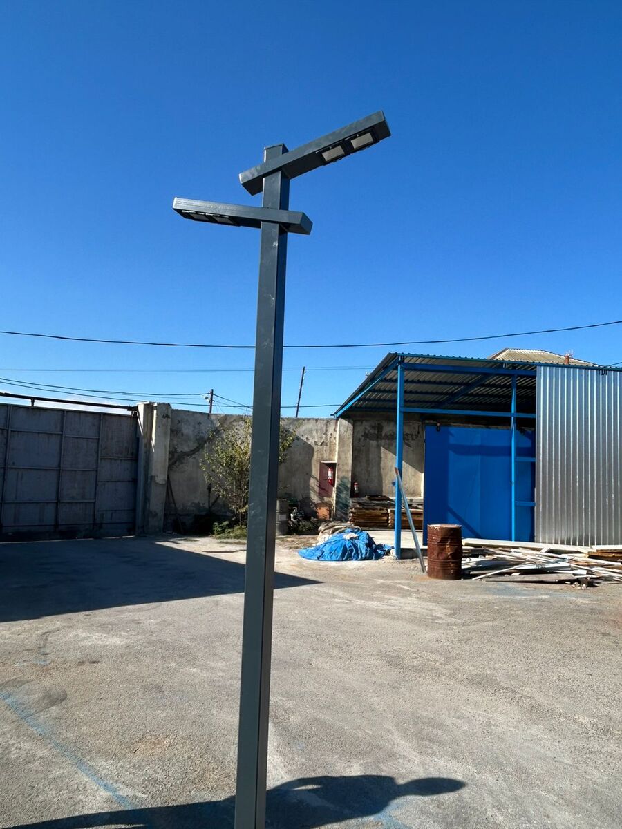 Metal işıq dirəkləri — İşıqlandırma, Bakı (3)