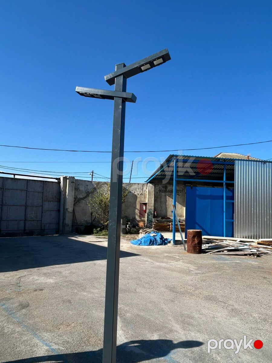 Metal işıq dirəkləri — İşıqlandırma, Bakı (3)