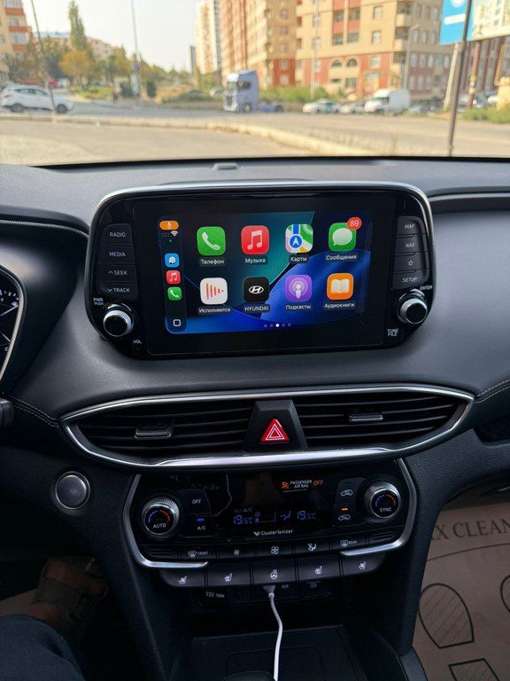 Hyundai Santa Fe, 2.0 L, 2018 il, 169 000 km — Avtomobillər, Bakı (12)