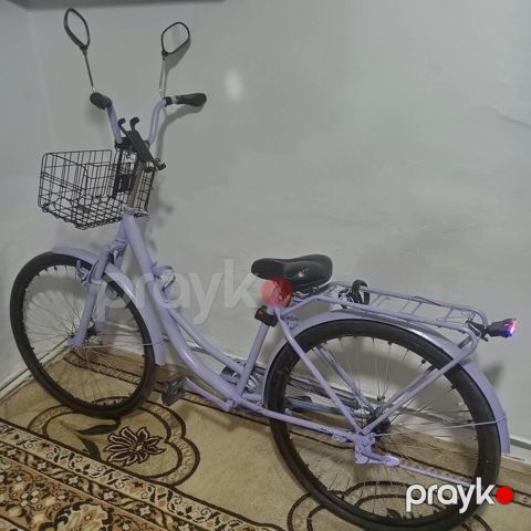 Şəhər gəzintisi üçün rahat velosiped - Rəng: açıq bənövşəyi — Bakı