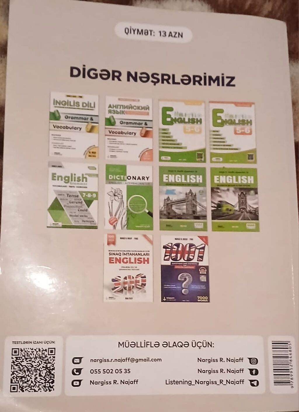 İngilis dili 11-ci sinif, Pulsuz çatdırılma — Kitablar, Digah (2)