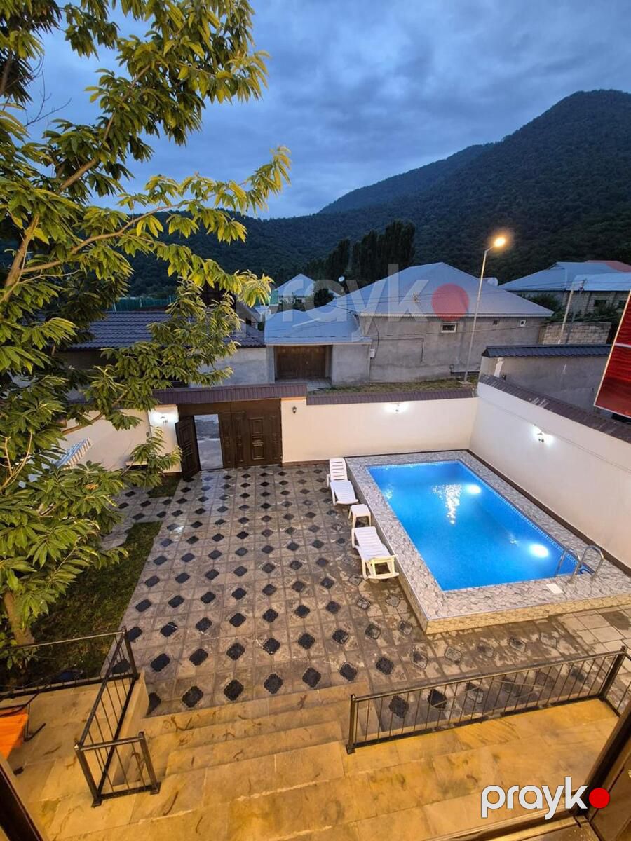 İcarəyə verilir 4 otaqlı həyət evi/bağ evi 140 m² — Ev, villa, Qəbələ (4)