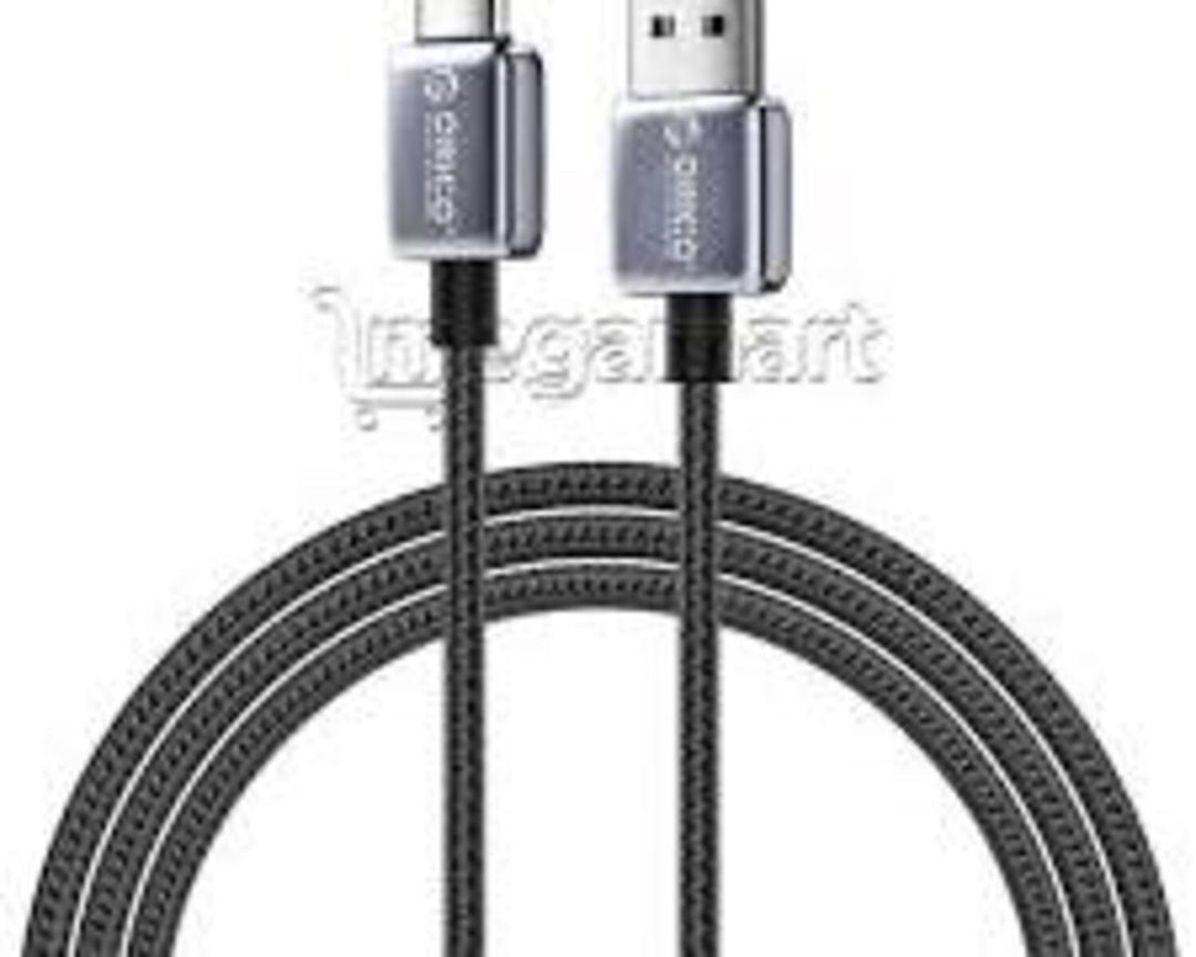 Fast Charge & Data Cable ORICO-GQA66-15-BK-BP USB-to-TypeC 1.5m — Periferik cihazlar, Bakı (2)