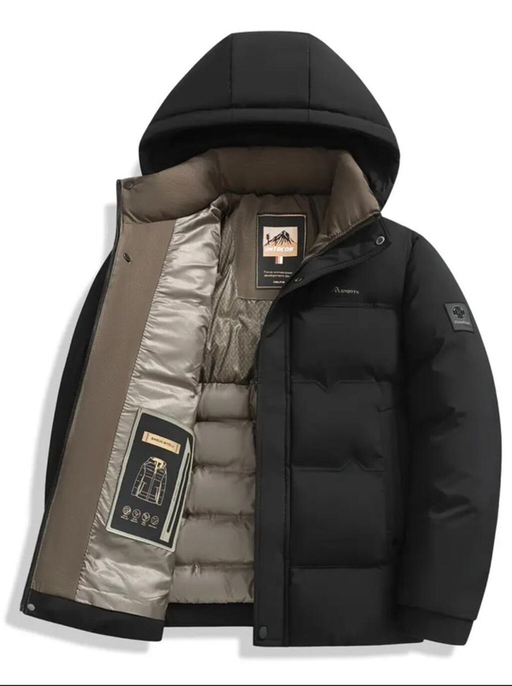 Kurtka, Bolonka, Qış, 2XL — Kurtkalar, Bakı (2)