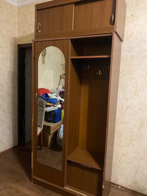 Kombinə edilmiş dəhliz dolabı və asılqan sistemi - Material: ağac — Bakı