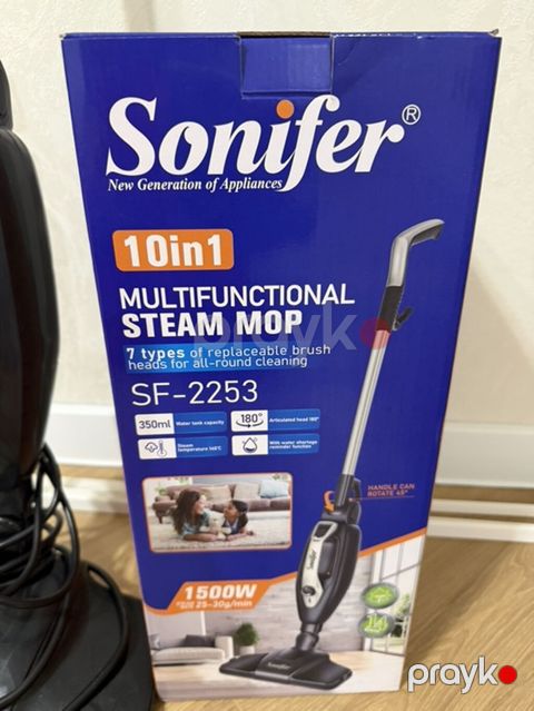 Sonifer SF-2253 10-in-1 Multifunksional Buxarlı Mop Xüsusiyyətlər — Bakı