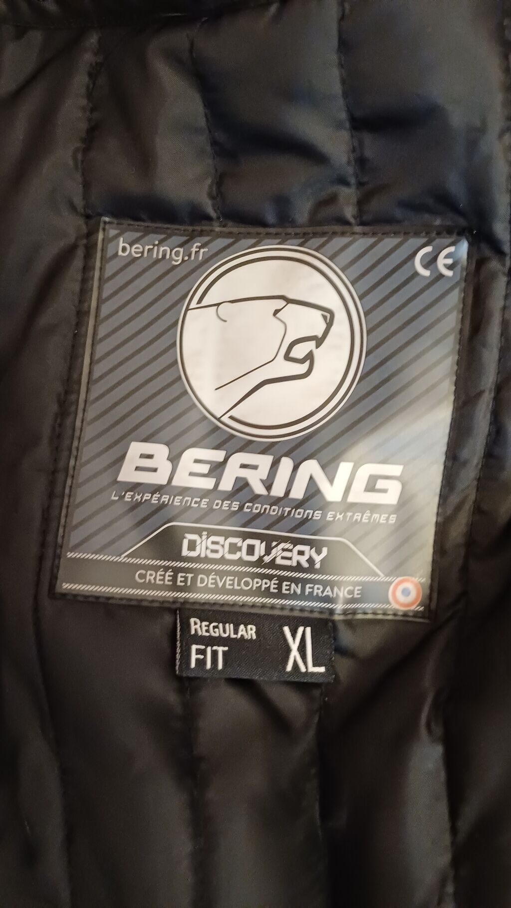 Bering motosiklet gödəkçəsi - Brend: Bering - Rəng: qara, qırmızı və — Motosiklet geyimi, Bakı (2)