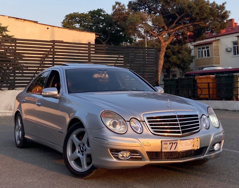Mercedes E 220, 2.2 L, 2007 il, 300 000 km — Avtomobillər, Bakı (6)