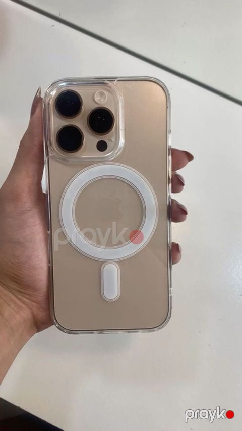 MagSafe uyumlu şəffaf telefon qabı - Model: iPhone 16promax Max üçün — Bakı