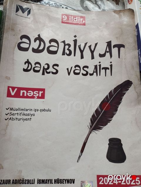 Məhsul: “Ədəbiyyat – Dərs Vəsaiti” (V nəşr) Mhm Xüsusiyyətlər