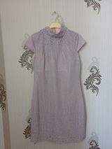Məhsul: Qadın paltarı - Rəng: Açıq bənövşəyi/layla tonunda, parıltılı — Evening dresses