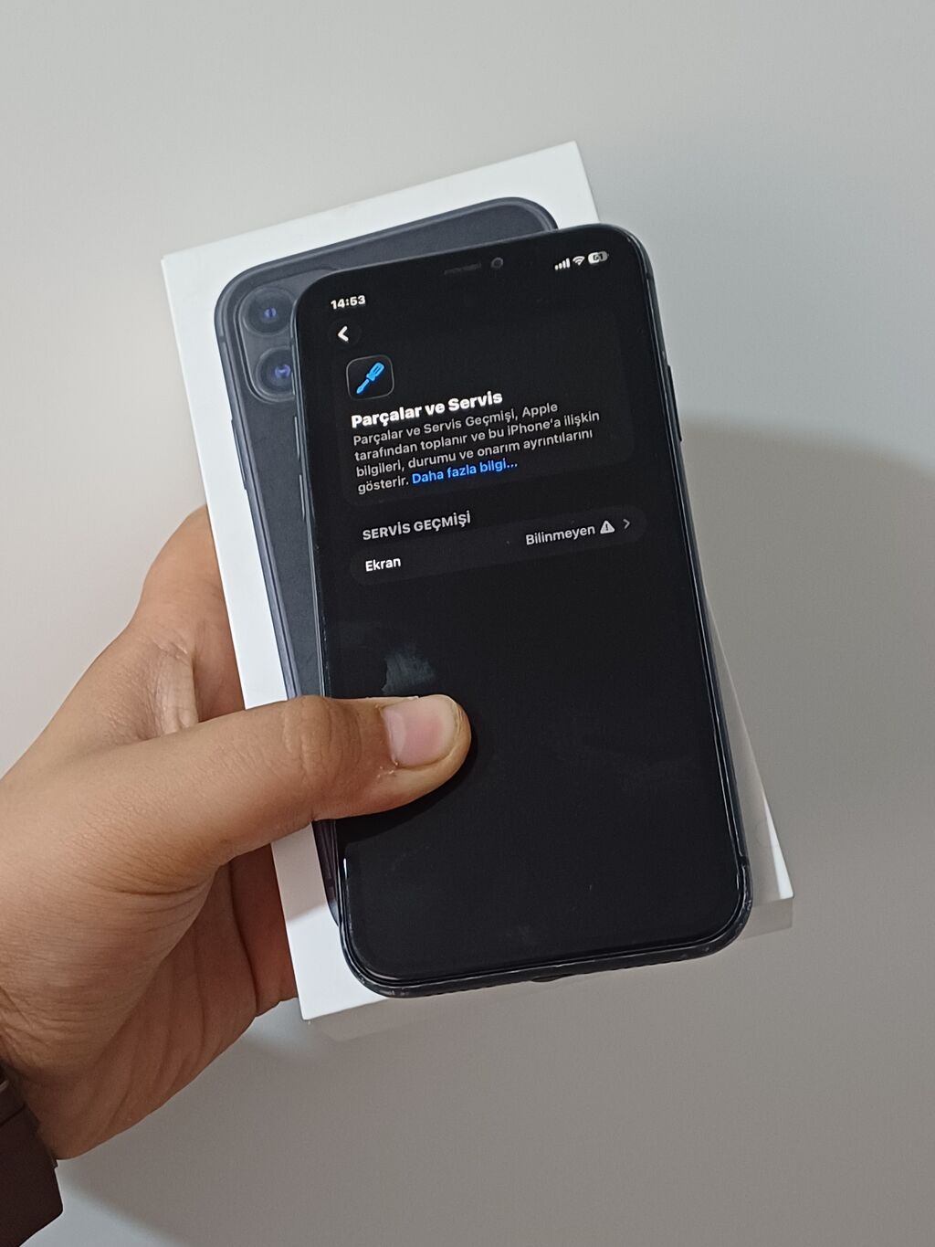 IPhone 11, 64 GB, Qara, Zəmanət, Simsiz şarj, Face ID — Apple iPhone, Bakı (6)