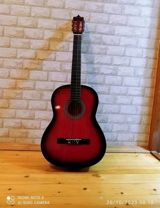 Klassik akustik gitara – qırmızı-sunburst rəng sxemi ilə - Korpus — Guitars and Other Stringed Instruments