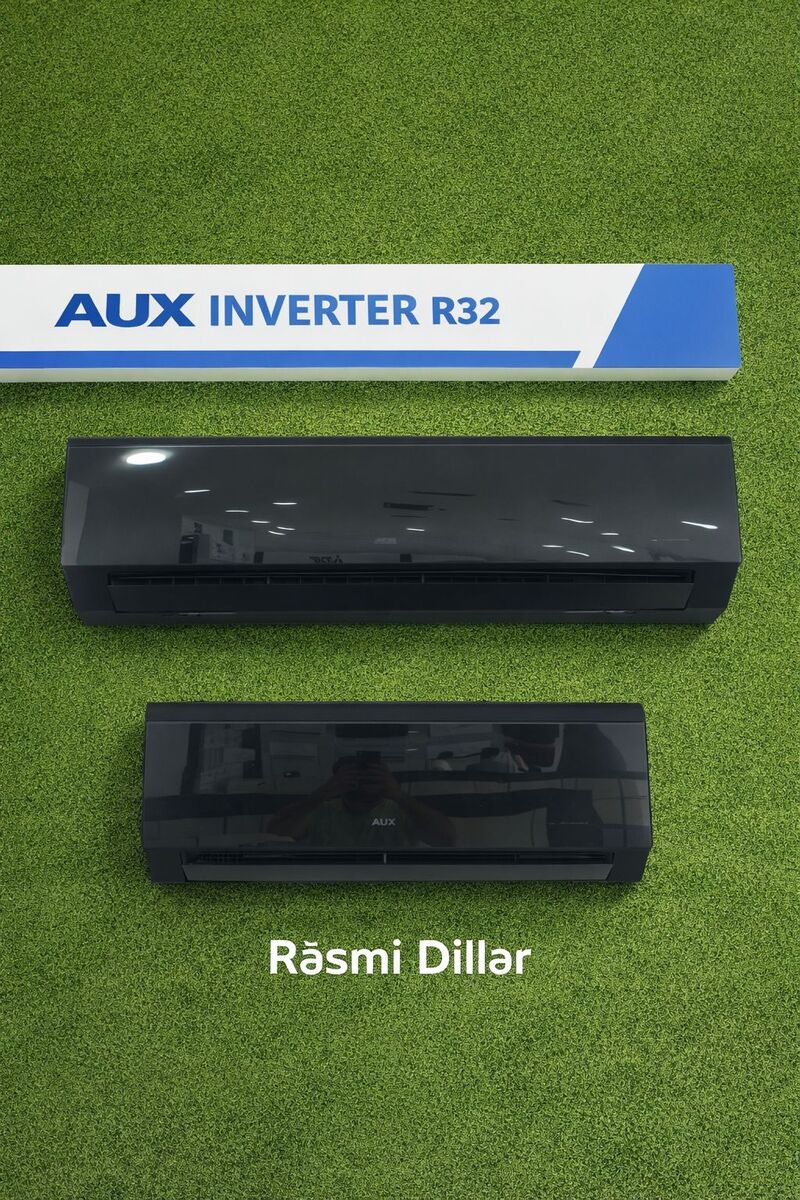 Kondisioner Aux İnverter R32 Qara 30-35 kv — Ev texnikası, Bakı (3)
