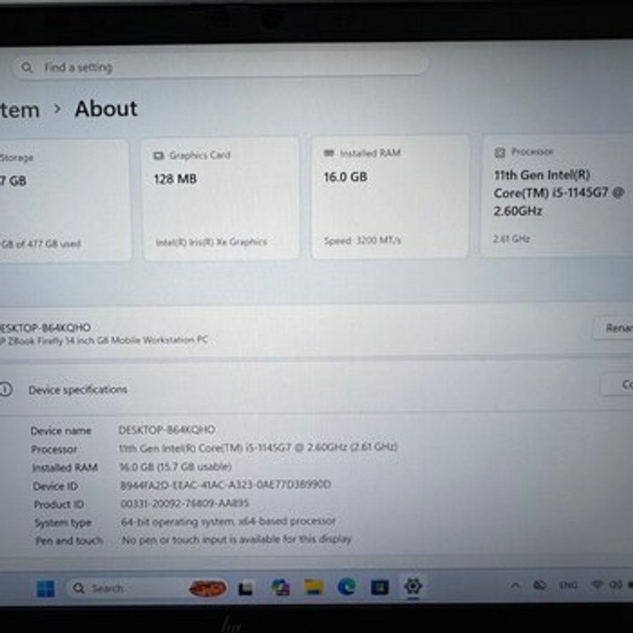 HP ZBook Firefly 14 G8 — Noutbuklar, Bakı (11)