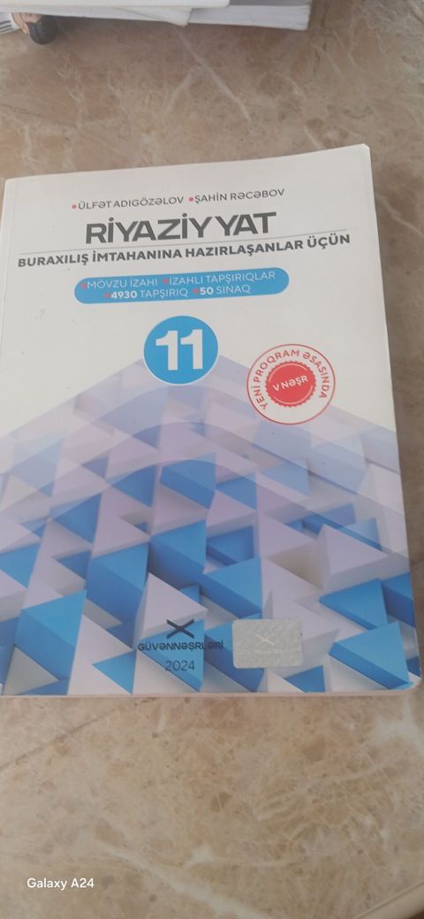 Riyaziyyat 11-ci sinif, 2024 il — Bakı
