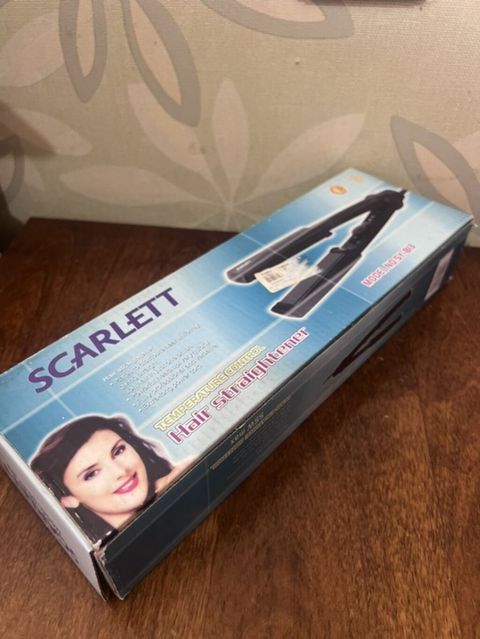Scarlett saç ütüsü – Temperature Control Hair Straightener (Model — Bakı