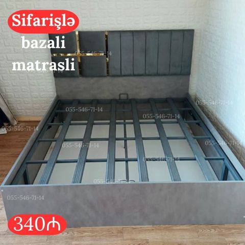 Bazalı, Pulsuz matras, Siyirməsiz, Metal — Bakı