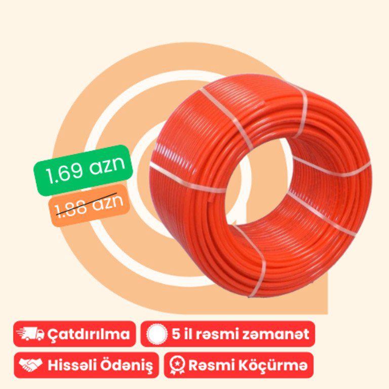 Boru "Pex-A Pipex16 mm Auray" — Təmir və inşaat, Bakı