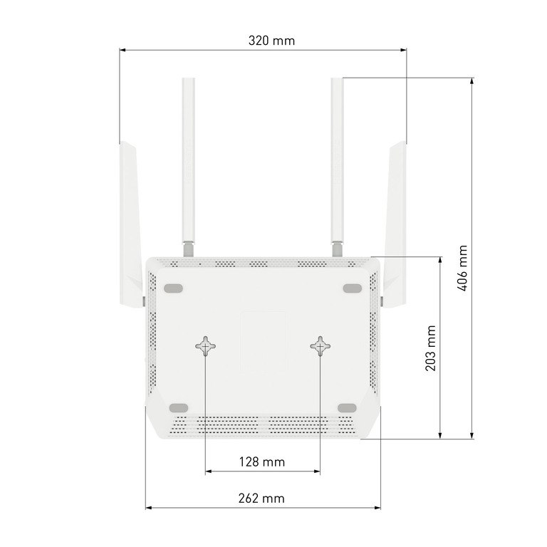 Router "Keenetic Peak KN-2710" — Şəbəkə və server avadanlığı, Bakı (11)