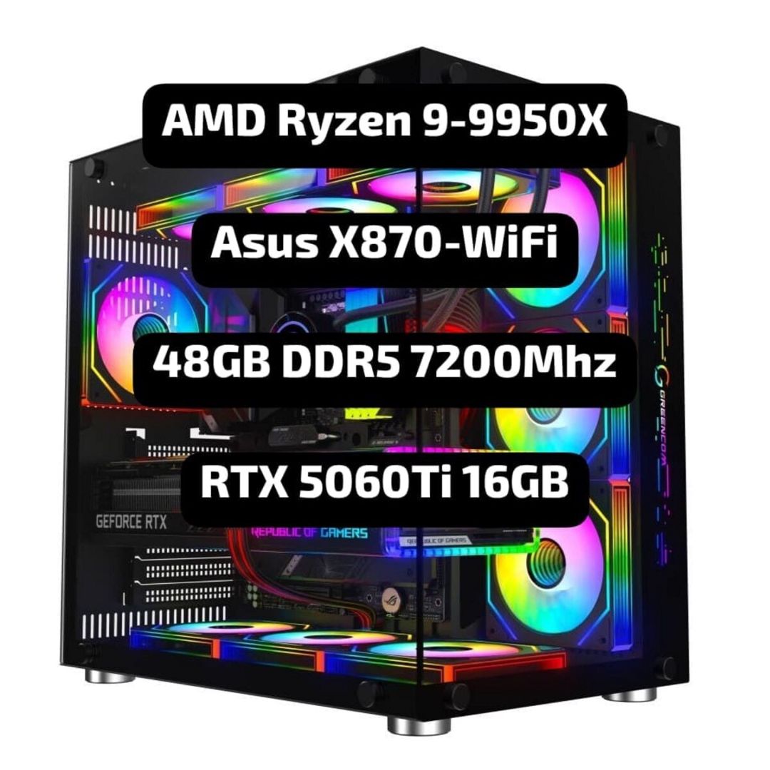 Workstation Ryzen 9950x Xtreme build — Masaüstü kompüterlər, Bakı