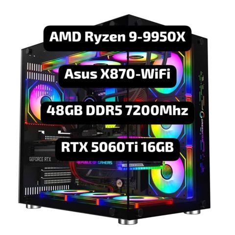 Workstation Ryzen 9950x Xtreme build — Bakı