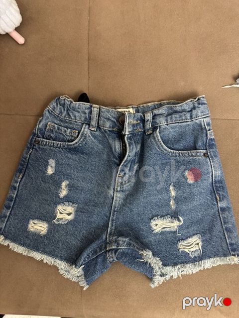 Məhsul: Uşaq denim şortu - Brend: Zara Kids - Ölçü: 7 yaş / 122 sm — Bakı